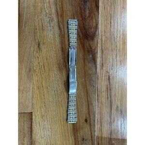 Vintage Bulova Champion Stainless Steel 14 KT Gold-Filled Watch Band